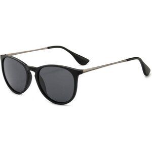 Sungait Round Polarized Sunglasses Women Men Vintage UV400 Retro Glasses